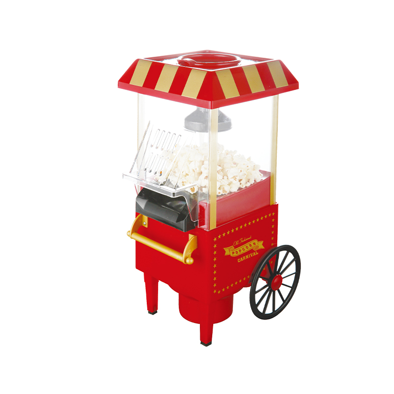BJX-B009 Vintage varmluft popcornmaskin med hjul