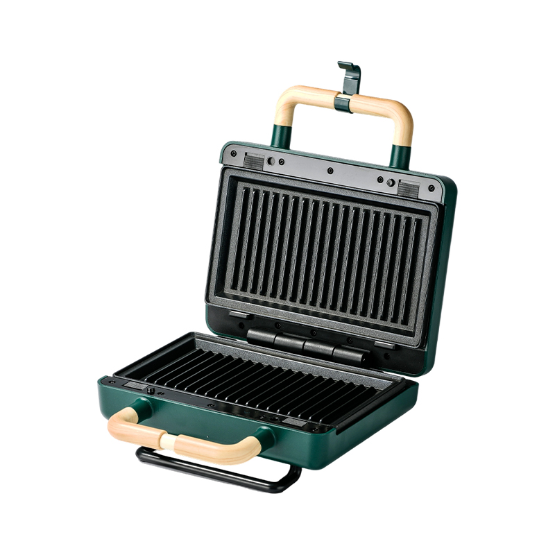 BJX-S003 800W utskiftbar 2-skives sandwichgriller