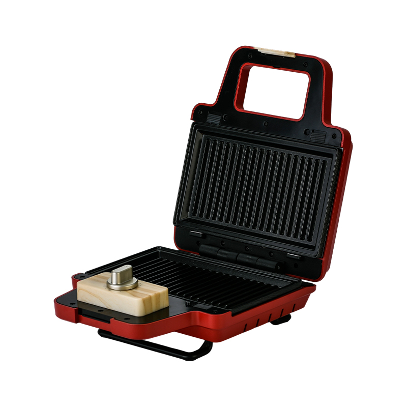 BJX-S008 800W 2-skive avtakbare tallerkener Sandwich vaffelmaskin