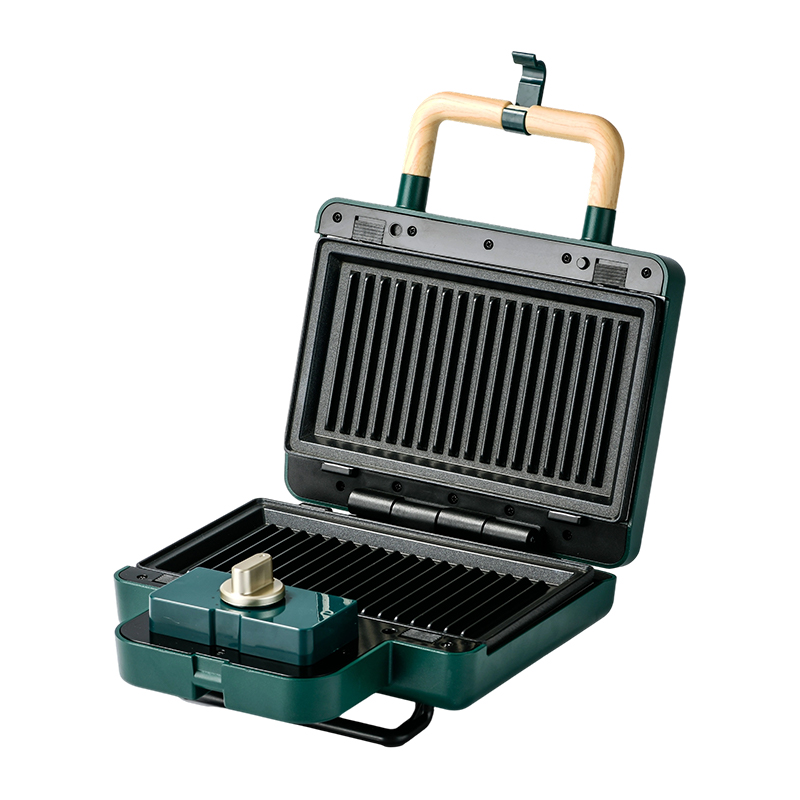 BJX-S016 15-minutters timer 2-skive multifunksjons sandwich vaffelmaskin