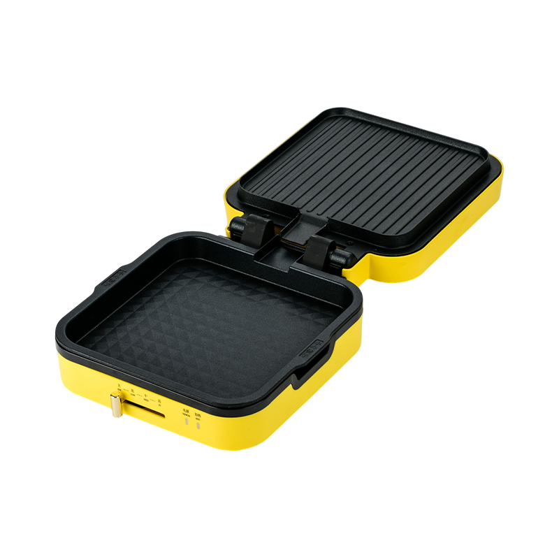 BJX-S018 24x24 cm grillmaskin med temperaturkontroll og avtakbare plater