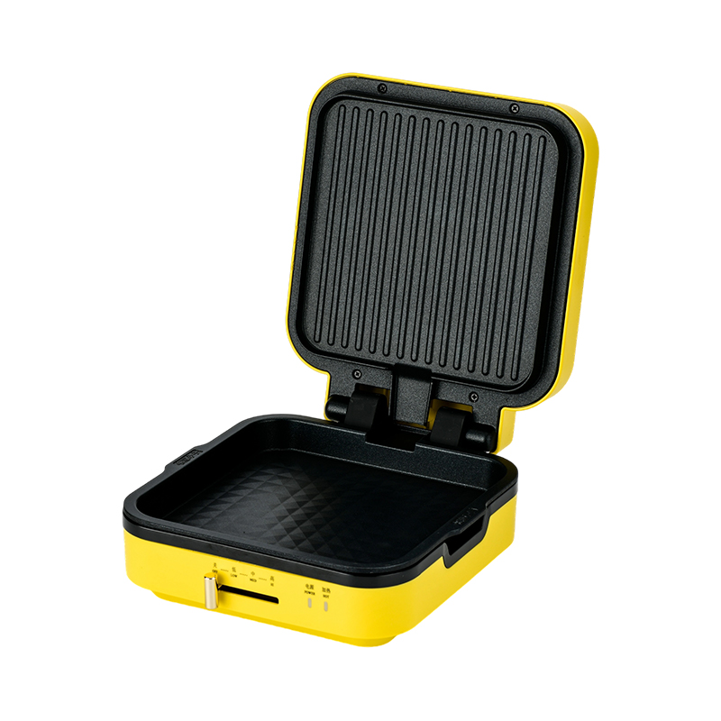 BJX-S018 24x24 cm grillmaskin med temperaturkontroll og avtakbare plater