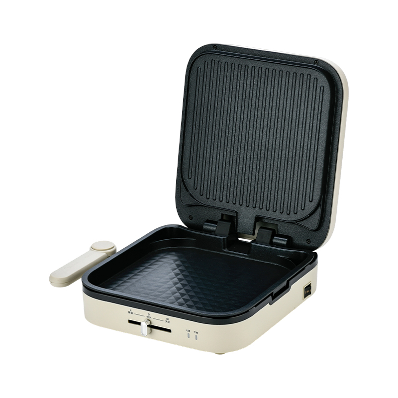 BJX-S023 28x28 cm stor tallerken med temperaturkontroll Panini og grillmaskin