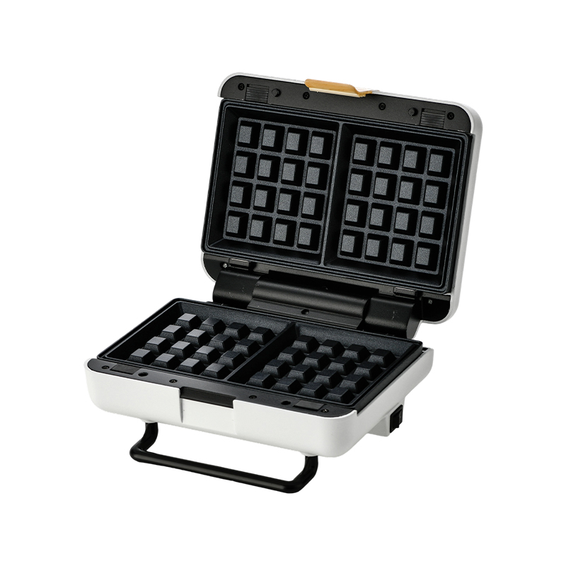 BJX-S025 2-skjærs 180° åpen utskiftbar tallerkensandwich- og grillmaskin