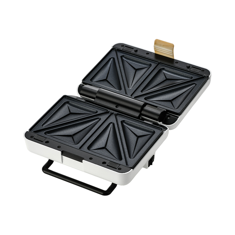 BJX-S025 2-skjærs 180° åpen utskiftbar tallerkensandwich- og grillmaskin