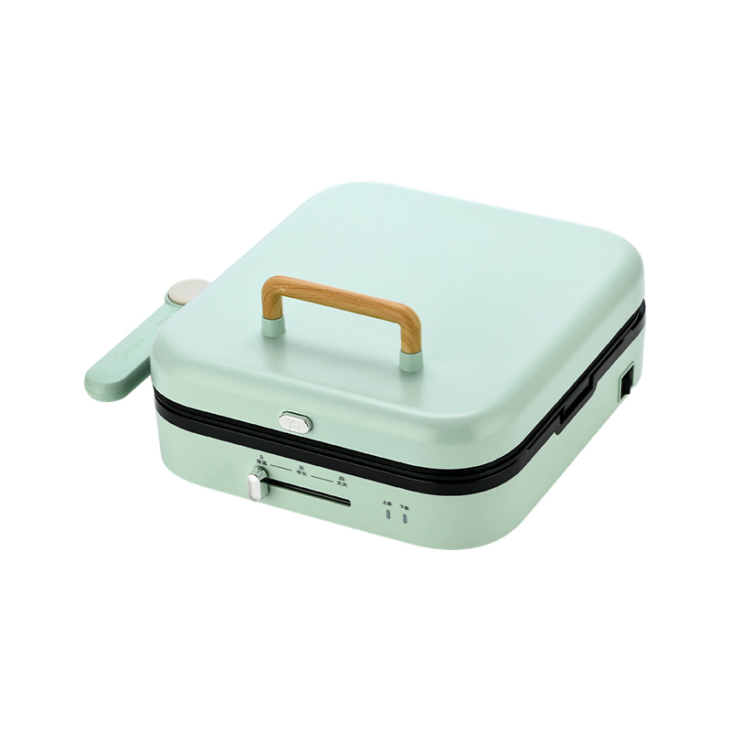 BJX-S022 28x28cm 180° Åpning og lukking Temperaturkontroll Avtagbar plate Stor grill